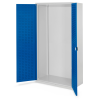 Kappes Schwerlastschränke ohne Mitteltrennwand 1950x1000x600mm Modell 40 Schlitzplattentüren enzianblau