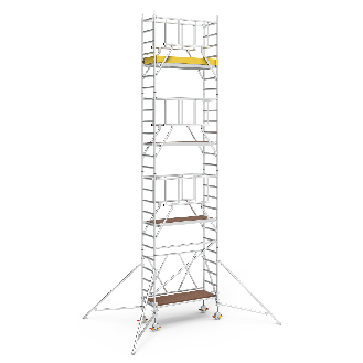 Iller Klappgerüste mit Sicherheitsaufbau 0,75x1,80m | 8,50 m AH-Beschreibung lesen