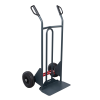 Sackkarre mit unterstützender Kippfunktion, Tragkraft 350 kg, pneumatische Reifen 260 mm