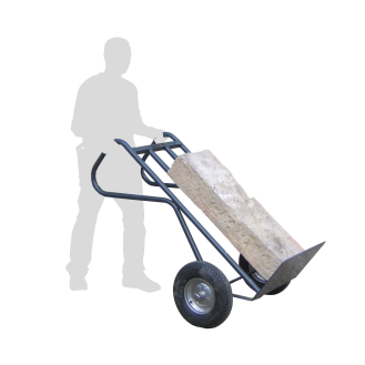 FIMM Bau Sackkarre 400 kg Tragkraft mit Gummi Reifen-Beschreibung lesen