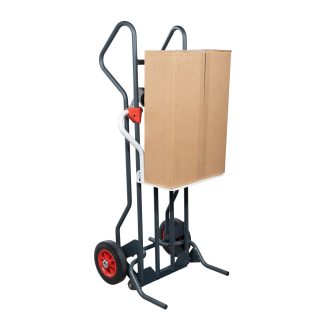 FIMM höhenverstellbare Sackkarre Tragkraft 150 kg mit 250mm Gumm Reifen-Beschreibung lesen