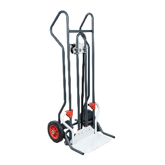 FIMM höhenverstellbare Sackkarre Tragkraft 150 kg mit 250mm Gumm Reifen-Beschreibung lesen
