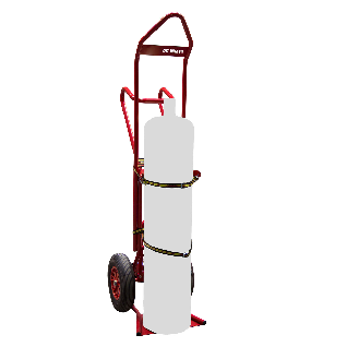 FIMM Sackkarre für Transport von 1 Flasche mit einem Hubmast Tragkraft 250kg-Beschreibung lesen