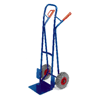 Rollcart Stapelkarre mit Treppenrutschkufen aus Stahlrohr 250x60mm Vollgummi GS-Beschreibung lesen