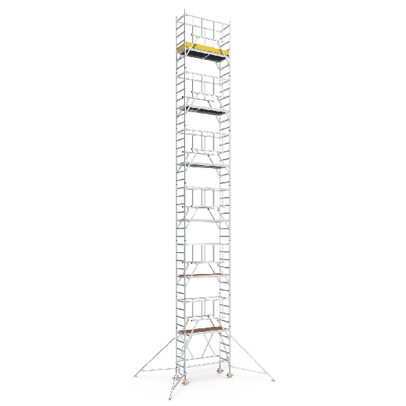 Iller Klappgerüste mit Sicherheitsaufbau 1,35x1,80m | 13,55 m AH-Beschreibung lesen
