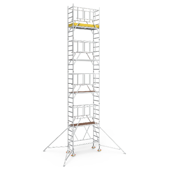 Iller Klappgerüste mit Sicherheitsaufbau 0,75x1,80m | 9,60 m AH-Beschreibung lesen