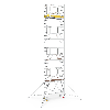 Iller Klappgerüste mit Sicherheitsaufbau 0,75x1,80m | 9,60 m AH