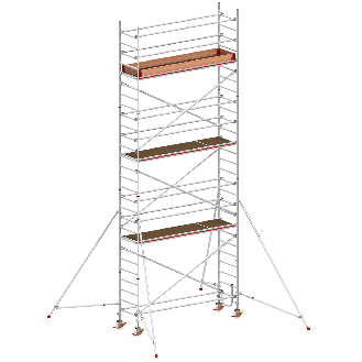 Fahrgerüst mit Traverse 2,95x0,65m 6,6m AH-Beschreibung lesen