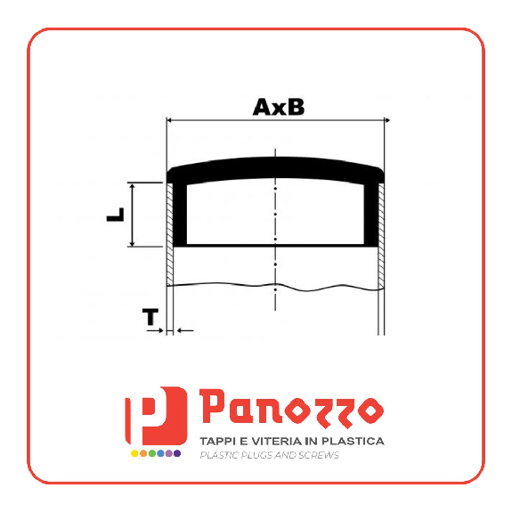 TAPPO COPRITESTA NERO 15X8-1 mm PER TUBI NERI - Il prezzo viene calcolato su multipli di 100 pz.-Leggi tutto