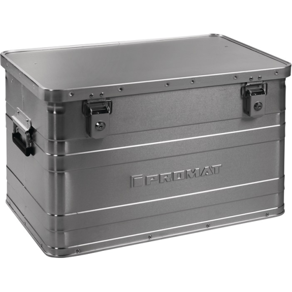 Aluminiumbox  L595xB390xH380mm 70 l mit Klappverschluss und Zylinderschl-Beschreibung lesen
