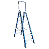 ASC Premium- Stufenstehleiter DT-7 2x7 Stufen mit 3,77m Arbeitshöhe