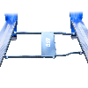 ASC Pro-Line XD-Stufenstehleiter DT-2 doppelseitig 2 Stufen mit 2,50m Arbeitshöhe