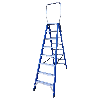 Stehleiter doppelseitig 8 Stufen 4,00 m