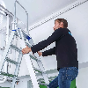 ASC Eurostairs Stufenstehleiter zweiseitig eloxiert mit Bügel 9 Stufen!REPLACEME!