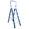 ASC Premium- Stufenstehleiter DT-5 2x5 Stufen mit 3,26m Arbeitshöhe