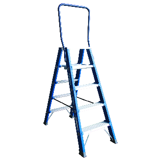 ASC Premium- Stufenstehleiter DT-5 2x5 Stufen mit 3,26m Arbeitshöhe-Beschreibung lesen