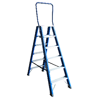 ASC Premium- Stufenstehleiter DT-6 2x6 Stufen mit 3,51m Arbeitshöhe-Beschreibung lesen