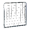 Protaurus einhängbares Längsgitter Serie F600 1000x1200mm