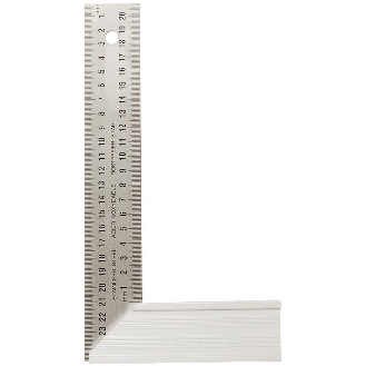 Equerre droite & d'onglet haute qualité, Longueur: 20 cm-Lire la description