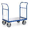 Plattformwagen mit Gitterwänden 850x500mm