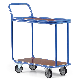 Protaurus Magazinwagen Serie R300 mit 2 Ladeflächen und Umrandung TPE Kugellager-Beschreibung lesen