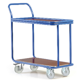 Magazinwagen mit 2 Ladeflächen-Beschreibung lesen