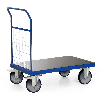 Protaurus Plattformwagen F600 mit Gitter- Stirnwand ohne Bordkante 1200x800mm