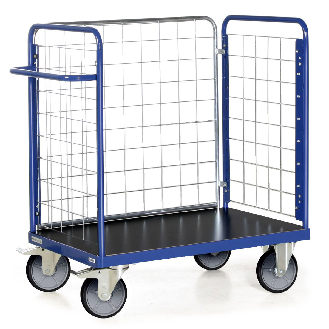 Protaurus Paketwagen F600 mit 3 Gitterwänden 1200mm hoch 1200x800mm-Beschreibung lesen