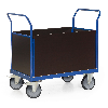 Plattformwagen mit Holzwänden 850x500mm
