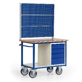 Protaurus Werkbankwagen mit 3 Lochplatten, 950mm hoch-Beschreibung lesen
