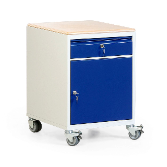 Protaurus Werkstatt-Rollcontainer mit Schrank, Schublade und Multiplexmatte-Beschreibung lesen