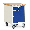 Werkstatt-Rollcontainer mit Schrank und Schublade