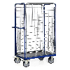 Protaurus Paketwagen F600 mit 4 Gitterwänden 1800mm hoch 1200x800mm