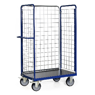 Protaurus Paketwagen F600 mit 3 Gitterwänden 1800mm hoch 1000x700mm-Beschreibung lesen