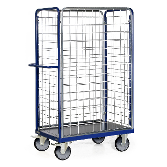 Protaurus Paketwagen F600 mit 4 Gitterwänden 1800mm hoch 1000x700mm-Beschreibung lesen