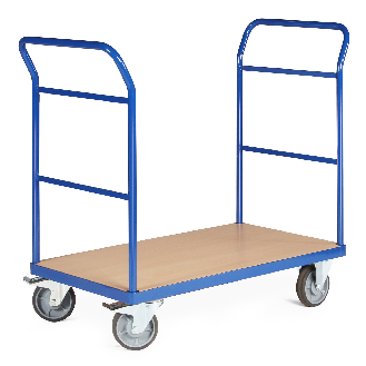 Protaurus Plattformwagen F500 mit 2 Schiebebügeln ohne Bordkante 1000x600mm-Beschreibung lesen
