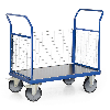 Protaurus Plattformwagen F600 mit 3 Gitterwänden ohne Bordkante 1000x700mm