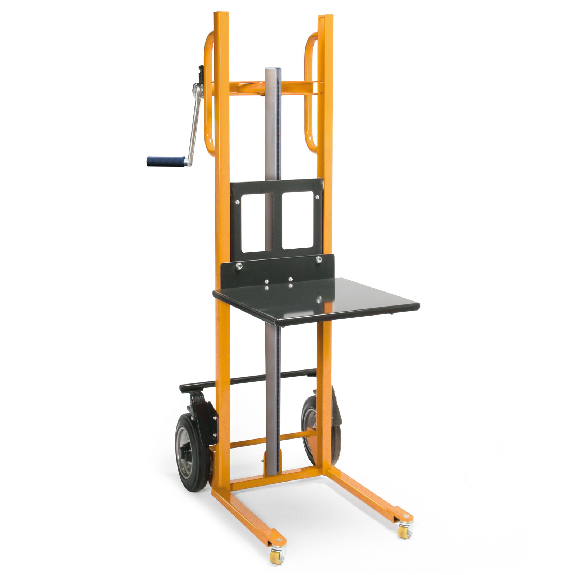 Protaurus Hubkarre mit Plattform 150kg Tragkraft Vollgummi- Bereifung-Beschreibung lesen