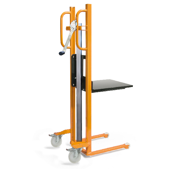Protaurus Materialheber mit Plattform 150kg Tragkraft Polyamid-Räder-Beschreibung lesen