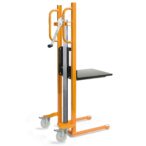 Protaurus Materialheber mit Plattform 250kg Tragkraft Polyamid-Räder-Beschreibung lesen