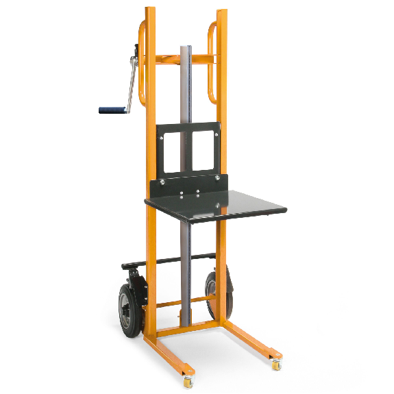 Protaurus Hubkarre mit Plattform 250kg Tragkraft Vollgummi- Bereifung-Beschreibung lesen