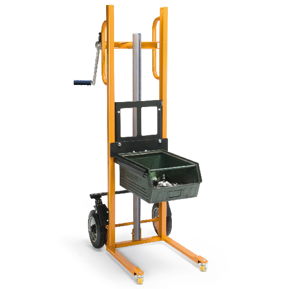 Protaurus Hubkarre mit Gabel 150kg Tragkraft Vollgummi- Bereifung-Beschreibung lesen