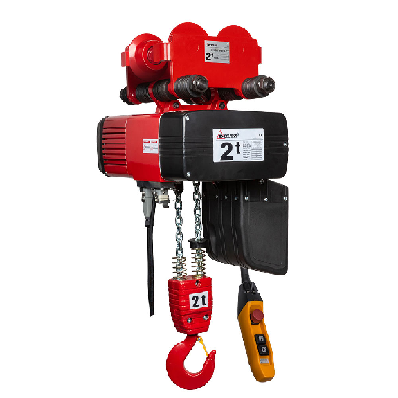 Elektrischer Kettenzug 2,0 t, Hubhöhe 3 m-Beschreibung lesen