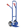 Protaurus Stahlrohr Sackkarre 350kg Traglast Kugellager Vollgummi 250x60mm