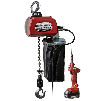 Delta Batterie Kettenzug - 18V DC - Tragkraft 0,25t Hubhöhe 10m-Beschreibung lesen