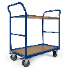 Protaurus Etagenwagen F250 mit 2 Schiebegriffen und 2 Ladeflächen 1000x600mm ohne Bordkante