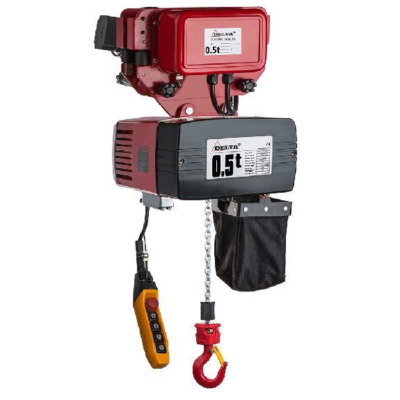 DELTA Premium Elektrischer Kettenzug Typ DED Tragkraft 0,5t Hubhöhe 3m-Beschreibung lesen