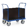 Plattformwagen mit 3 Holzwänden 850x500mm