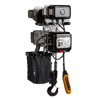 DELTA Elektrischer Kettenzug mit elektrischem Fahrwerk DTD - 400V - Tragkraft 2,0t Hubhöhe 6m 1 Geschwindigkeit 2 Strang-Beschreibung lesen