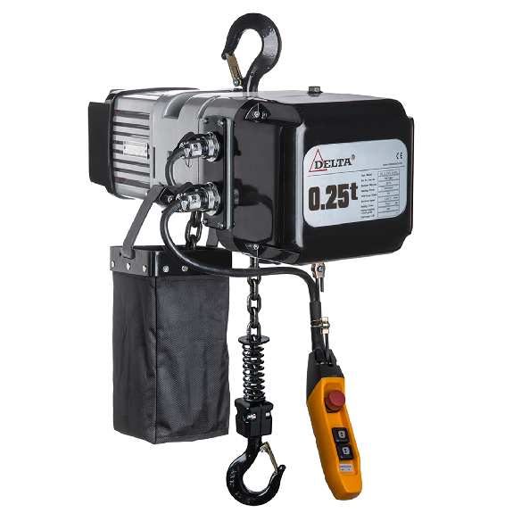 Elektrischer Kettenzug 400V, 0,25t, 3m, 2 Geschwindigkeiten-Beschreibung lesen